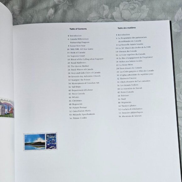 2000 - The Collection of Canada's Stamps Book - Without Stamps - Picture 5 of 7